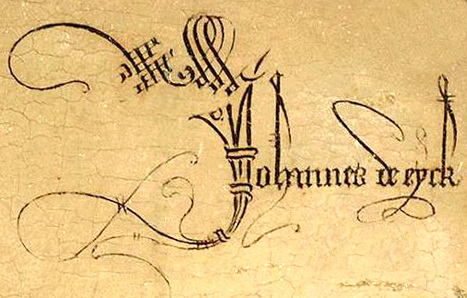 Handtekening Jan van Eyck