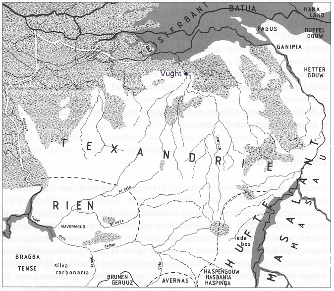 Plattegrond Texandrië