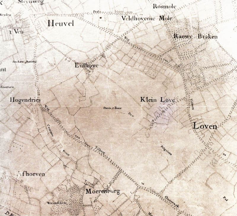 Fragment kaart Zijnen Loven